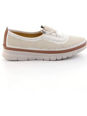 Bambi Beyaz  Kadın Casual Ayakkabı K01536104037