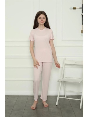 Beruflic Kız Çocuk Penye Pijama Takım Pembe