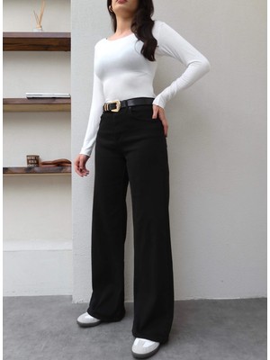 Esra Helvacı Likralı Straight Jean