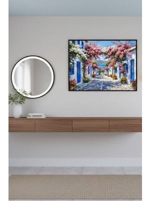 Safir Design Bahar Esintisi Papatya Buketi Tasarımlı Çerçeveli Tablo