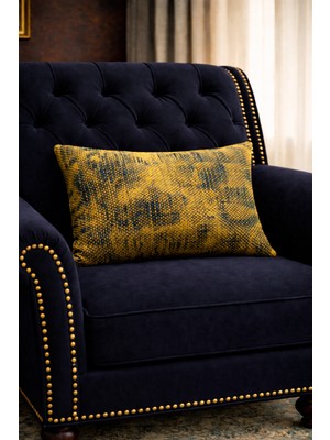 Lena Maison Safir Kırlent Kılıfı Hardal 30X47 cm