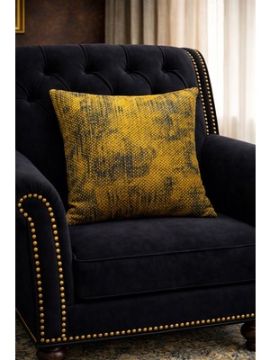 Lena Maison Safir Kırlent Kılıfı Hardal 47X47 cm