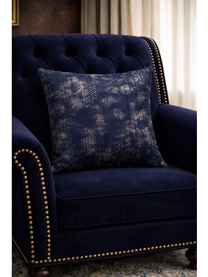 Lena Maison Safir Kırlent Kılıfı Lacivert 47X47 cm