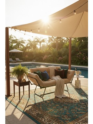 AVYNA Imperia Katlanır Yataklı Ikili Kanepe – Modern Çekyat Koltuk, Ultra Konfor Minder