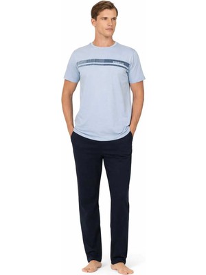 Pierre Cardin Penye Kısakol Pijama Takım P6128