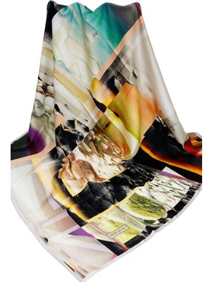 Aker Sport Tivil Eşarp Ist 7515797-971 Bej Geometrik Desen