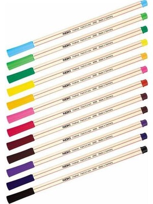 Noki 10'lu Paket Fineliner Keçe Uçlu Kalem Renkli Seçenekler ile Yazma ve Çizim Keyfi