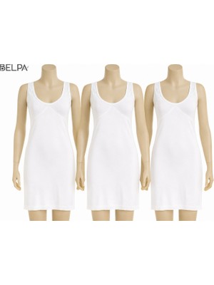 Belpa Ceylanoğlu Penye Kombinezon 3'lü %100 Pamuk