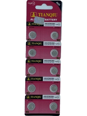 Norino Tıanqıu Ag5 LR754/393 Alkalin 10'lu Düğme Pil