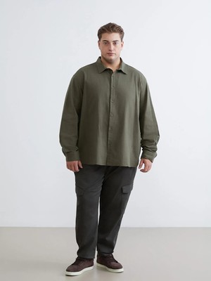 LC Waikiki Yeşil Beli Lastikli Erkek Kargo Pantolon