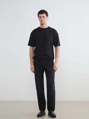 LC Waikiki Siyah 745 Baggy Fit Erkek Jean Pantolon