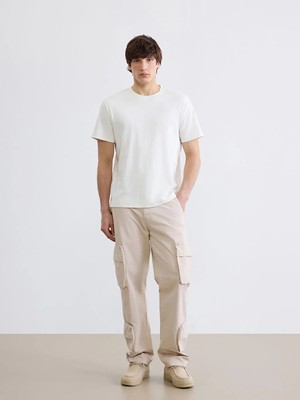 LC Waikiki Bej Rahat Kalıp Erkek Kargo Pantolon