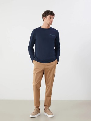 LC Waikiki Kahverengi Slim Fit Erkek Kargo Pantolon