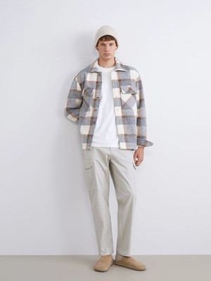 LC Waikiki Bej Standart Kalıp Erkek Kargo Pantolon