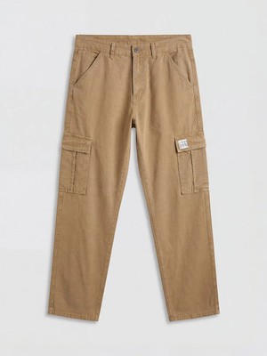 LC Waikiki Kahverengi Standart Kalıp Erkek Kargo Pantolon
