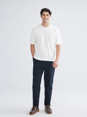 LC Waikiki Lacivert Standart Kalıp Gabardin Erkek Pantolon