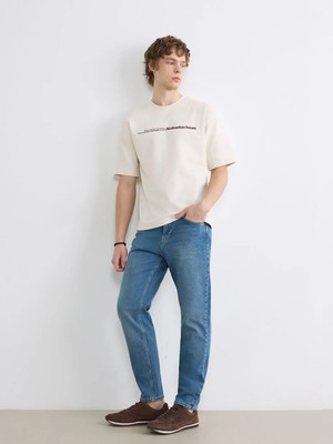 LC Waikiki Yeşil 710 Loose Fit Erkek Jean Pantolon