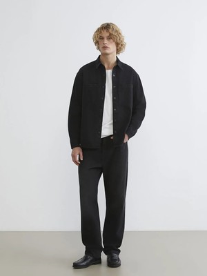 LC Waikiki Siyah Baggy Fit Erkek Jean Pantolon