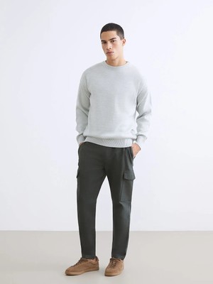 LC Waikiki Yeşil Slim Fit Erkek Kargo Pantolon