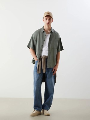 LC Waikiki Indigo Baggy Fit Erkek Jean Pantolon