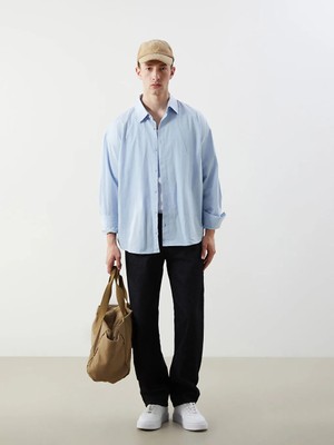 LC Waikiki Siyah Baggy Fit Erkek Jean Pantolon