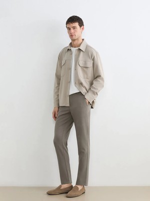 LC Waikiki Kahverengi Slim Fit Erkek Pantolon