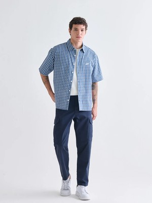 LC Waikiki Lacivert Standart Kalıp Erkek Kargo Pantolon