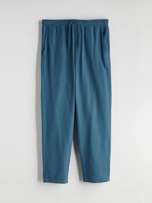 LC Waikiki Petrol Rahat Kalıp Gabardin Erkek Pantolon