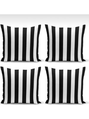 Lia Store Çiçek Desenli Dekoratif Kırlent Kılıfı