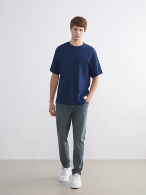 LC Waikiki Yeşil 730 Havuç Kalıp Erkek Jean Pantolon