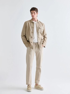 LC Waikiki Bej 779 Regular Fit Erkek Jean Pantolon