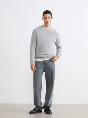 LC Waikiki Gri Baggy Fit Erkek Jean Pantolon