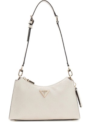 Guess Kadın Cresidia Iı Omuz Çantası - Krem