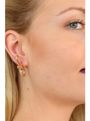 Butik Mey Ithalat® Yılan Tasarım Bayan Küpe