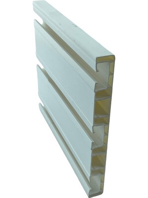 MorPerde Üçlü Korniş Pvc Perde Rayı