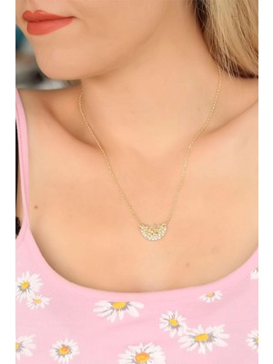 Butik Mey Ithalat® Zirkon Taşlı Bayan Kolye