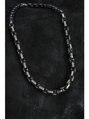 Shopwave 316L Çelik Kral Zincir Model Gümüş Renk Erkek Kolye