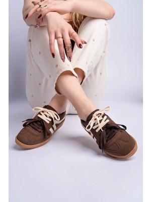 Muggo Huxley Çift Bağcıklı Günlük Kadın Sneaker Spor Ayakkabı