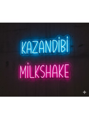 Neonled 9 Harfli Kişisel Neon LED Yazı Dekoratif Aydınlatma (Özelleştirilebilir)