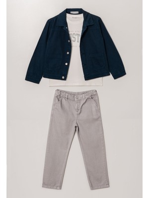 Alg ERKEK ÇOCUK ŞIK GABARDİN 3'LÜ SET