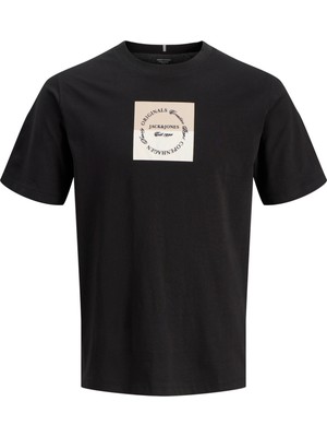 Jack & Jones Originals Logolu Pamuklu Regular Fit Bisiklet Yaka T Shirt Erkek T Shirt 12290856