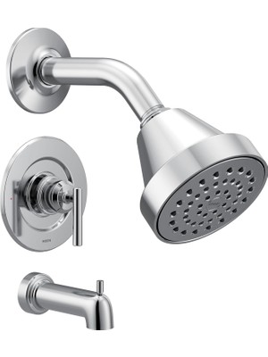 Moen T2903EPBL Gibson Posi-Temp Pressure Balancing Eco-Performance Modern Tub And Shower Trim, Valve