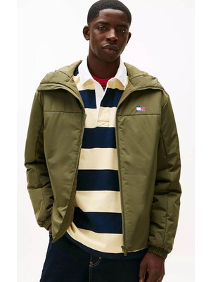 Tommy Hilfiger Erkek Tjm Padded Poly Mont - Haki