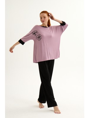 Lilian L10099  Rosy Trousers Set