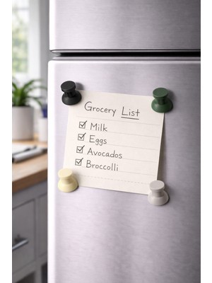 Iğne Buzdolabı Magneti 4'lü Set