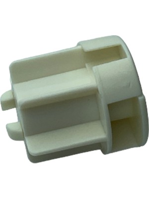 MorPerde 32'lik Boru Sonu Mekanizmalı Yuvarlak Krem Tıpa