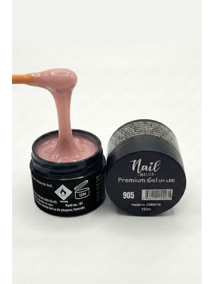 Nail Master Protez Tırnak Jel Builder Gel 905-COVER Pink 15 ml