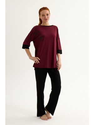 Lilian L10099  Rosy Trousers Set