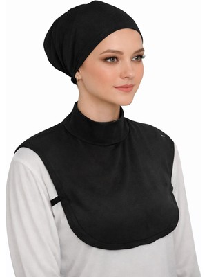 Pemira Tesettür Boyunluk Penye Dik Yaka Boyunluk