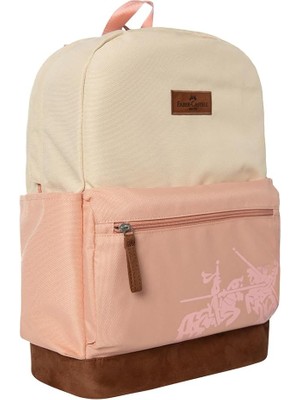 Graf Von Faber-Castell Faber-Castell Urban Sırt Çantası, Bej/pembe